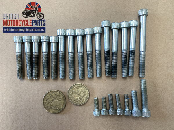 Allen Screw Set - BSA C15 C25 B25 B40 B44 Points Models 1964-68